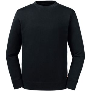 Russell Unisex Adult Reversible Organic Sweatshirt voor volwassenen (Zwart)