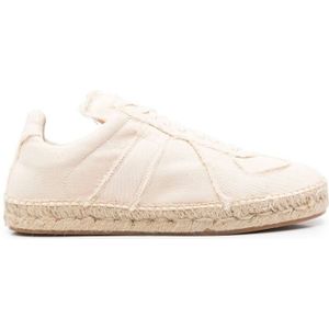 Replica-espadrilles Van Maison Margiela Van Zandkleurig Canvas - Maat 38