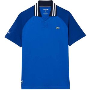 Lacoste Heren Daniil Medvedev Slim Tennis Poloshirt (Blauw)