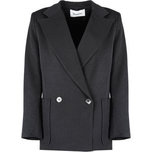 Silvian Heach - Oversized Sportjas - Zwart - Dames