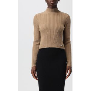 Geribbelde Mock Necker Cropped Trui