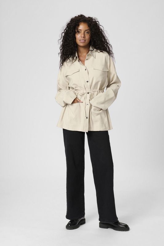 Kaffe, Dames, Jassen, Beige, Maat: M