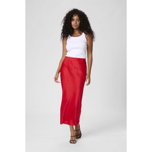 Kaffe - KALotte - Rok - Rood - Lang/maxi - Normale Pasvorm