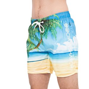 Crosshatch Heren Dream Beach Zwemshort (Blauw)