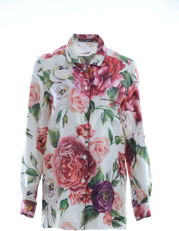Dolce & Gabbana - Blouse - Veelkleurig - 100% Zijde