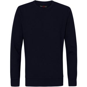 Petrol Industries - Heren Essential Crewneck Sweater  - Blauw
