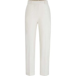 Boss Dames/Dames Takareni Regelmatige Broek (Wit)