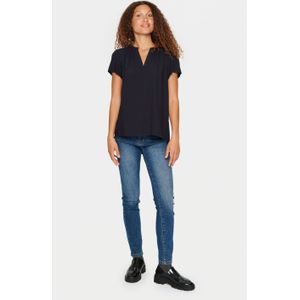 Top Regular fit Blue Deep dark blue