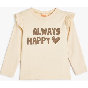 Koton T-SHIRT LANGE MOUW Ronde kraag Lange mouw T-shirt