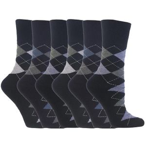 6 paar sokken zonder elastiek damessokken met zachte grip - LGG41