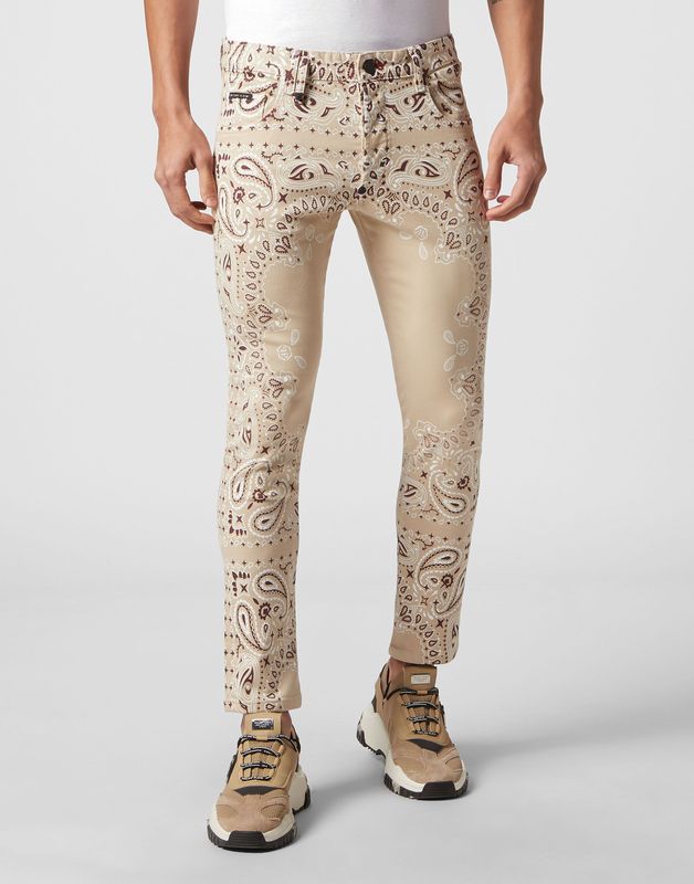 Philipp Plein - Jeans - Zwart - Skinny Fit - Denim