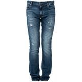 Jeans - Taps Toelopende Pijpen - Mid-Rise - Zwart - Hoogwaardige Stof