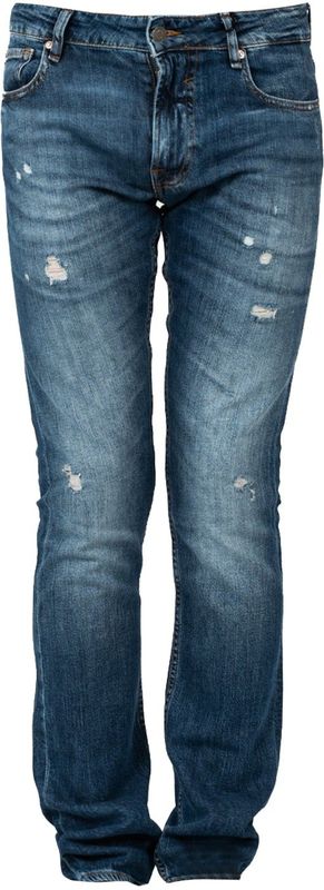 Jeans - Taps Toelopende Pijpen - Mid-Rise - Zwart - Hoogwaardige Stof