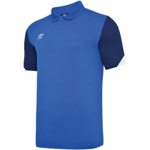 Umbro Heren Total Training Poloshirt (Koningsblauw/Donkerblauw/Navy/Wit)