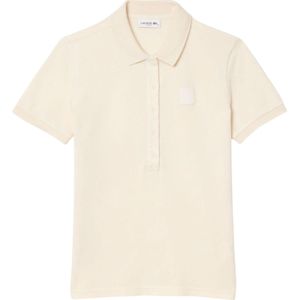 Lacoste Dames/Dames Gewassen Petit Piqué Slim Poloshirt (Wit)