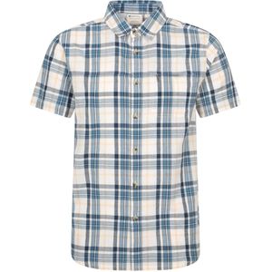 Mountain Warehouse Katoenen herenoverhemd (Lichtblauw)