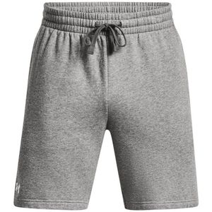 Under Armour Heren Rival Fleece Korte Broek (Kasteel Rots/Wit)