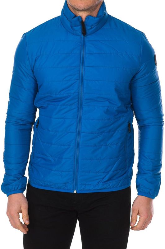 Napapijri - Gewatteerde Jas - Blauw - 100% Polyamide - Ritssluiting, 2 Ritszakken, 2 Binnenzakken