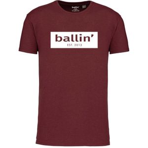 Ballin Est. 2013 Tee SS Cut Out Logo Shirt Rood