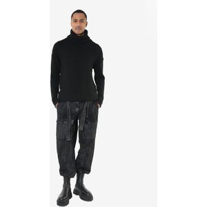 La Haine - Gewatteerde Trui - Zwart - Mannen