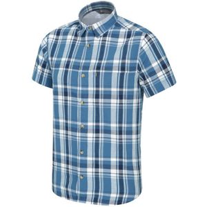 Mountain Warehouse Heren overhemd in katoen (Blauw)