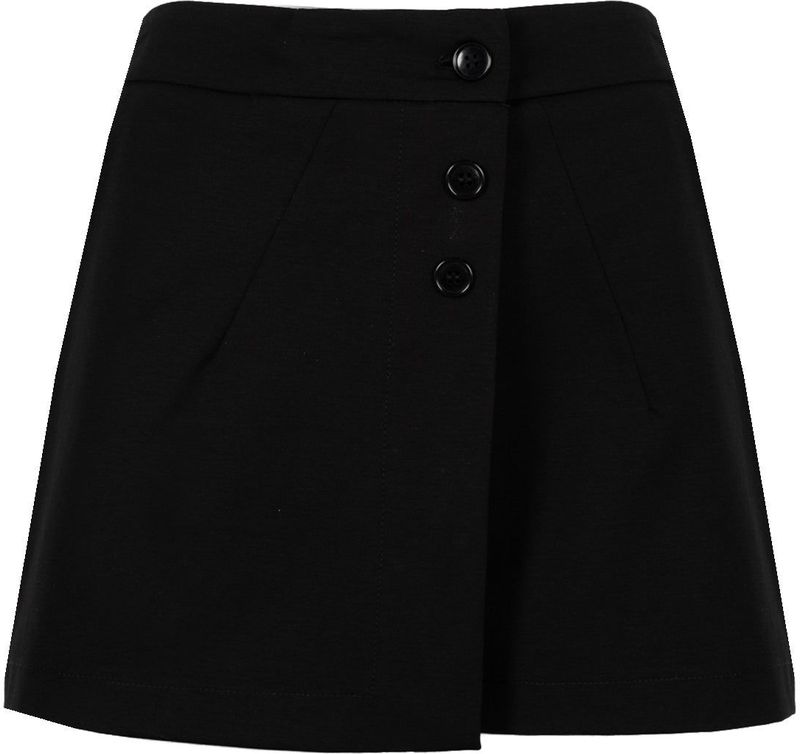 Silvian Heach - Korte Rok - Zwart - Hoogwaardige Stofmix