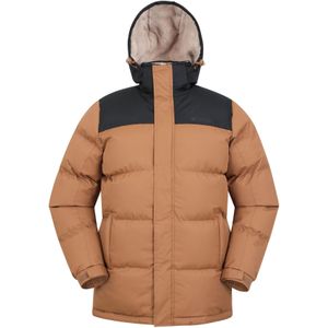 Mountain Warehouse Heren Sneeuw Borg gevoerd gewatteerd jack (Tan)