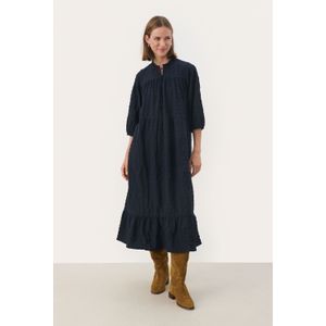 Part Two, Dames, Jurken, Blauw, Maat: XS Poliester,