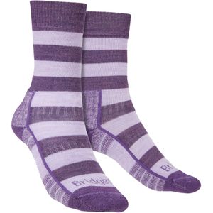 Bridgedale - Dames Wandel Lichte Merino Sokken - Lilac / Paars