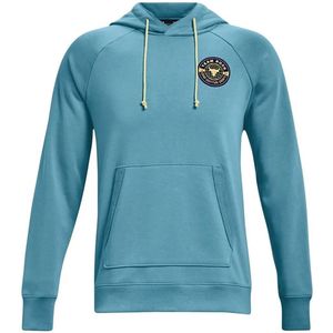 Under Armour - Project Rock - Hoodie - Blauw - Zwaargewicht Terry