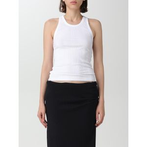 Geribbelde Tanktop Slim Fit