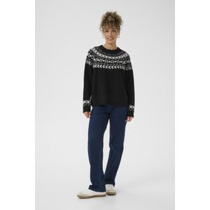 Cream, Dames, Truien, Zwart, Maat: L