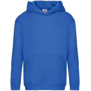 Fruit of the Loom Sweatshirt met capuchon voor kinderen/Kinderen (Koningsblauw)