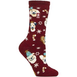 Dames Lite Thermische Kerst Novelty Patroon Sokken