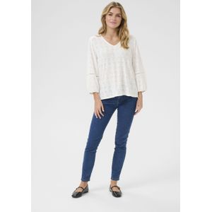 Blouse met lange mouwen Regular fit Chalk CC. white