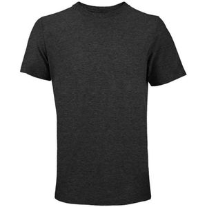 SOLS Unisex Marl T-shirt voor volwassenen (Houtskool)