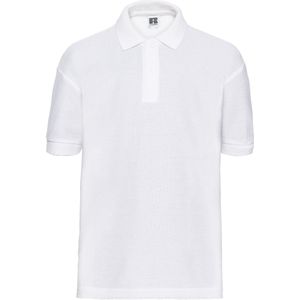 Russell Kinder/Kinder Piqué Poloshirt (Wit)