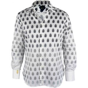 Billionaire - LS Milano - Overhemd - Wit - Insignespatroon