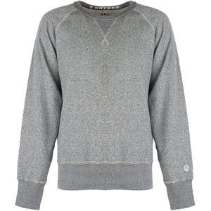 Champion - Hoodies - Grijs - Dames - Blauwe C-hals