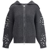 Gebreid Ritscardigan met Versieringen