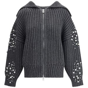 Gebreid Ritscardigan met Versieringen