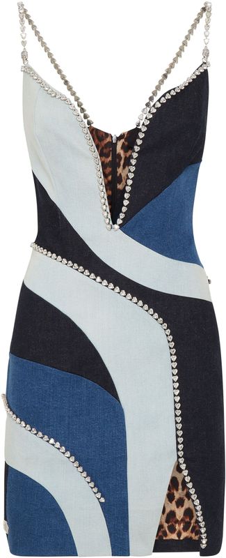 Philipp Plein - Denim Dress - Blauw - Korte Jurk