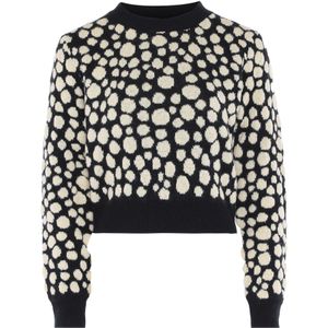 Mymo - Jumper - Zwart en Wit - Pullover
