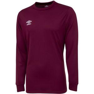 Umbro Kinder/Kinder Club Jersey met lange mouwen (Nieuw Claret)