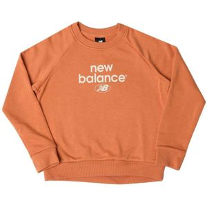 Boy's New Balance Junior Essentials Reimagined Archive Sweatshirt in Peach