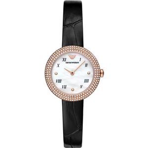 Emporio Armani Rosa Dames Horloge Zwart AR11356