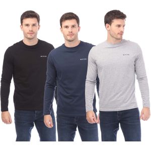 NICCE - Julian - T-shirts - Zwart Grijs - 3 Pack