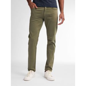 Petrol Industries - Heren Russel Gekleurde Regular Tapered Fit Jeans Flamingobreeze - Groen