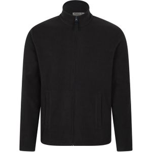 Mountain Warehouse Heren Raso Full Zip Fleece Top (Zwart)