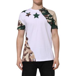 Dolce & Gabbana - Camouflage Crew Neck T-shirt - Veelkleurig - Katoen